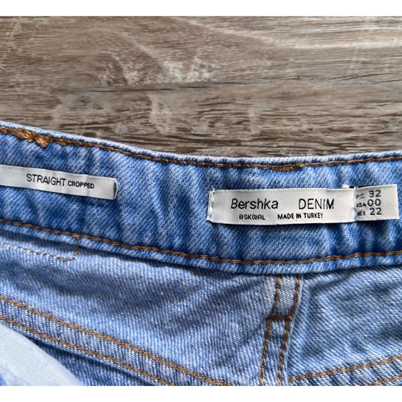 Bershka : straight cropped stripe side jeans - Picture 7 of 10